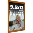 thumbnail image 1 of 9.5x13 Honey Brown Real Wood Picture Frame Width 0.75 inches | Interior Frame Depth 0.5 inches |, 1 of 8