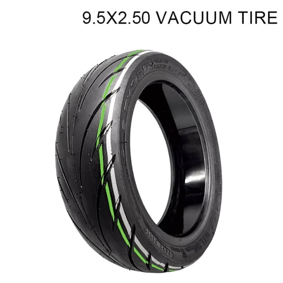 9.5x2.50 Tubeless Tire 9.5 Inch with Live Glue Repairable for NIU KQi3/Pro/Max Electric Scooter Accessories, Rear Front Wheel Replacement, Non-Slip, Shockproof, Self Repairing