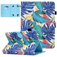 thumbnail image 1 of 9.6-10.5 Inch Tablet Universal Case, Allytech Synthetic Leather Shockproof Wallet Case for Galaxy Tab A 10.1/Tab E 9.6/Tab S3 9.7/ Tab A 9.7/ZenPad 9.7" and More 9.5-10.5 inch Models, Palm Leaves, 1 of 6