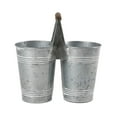 thumbnail image 1 of 9.6" Mini Galvanized Double Bucket by Ashland®, 1 of 5