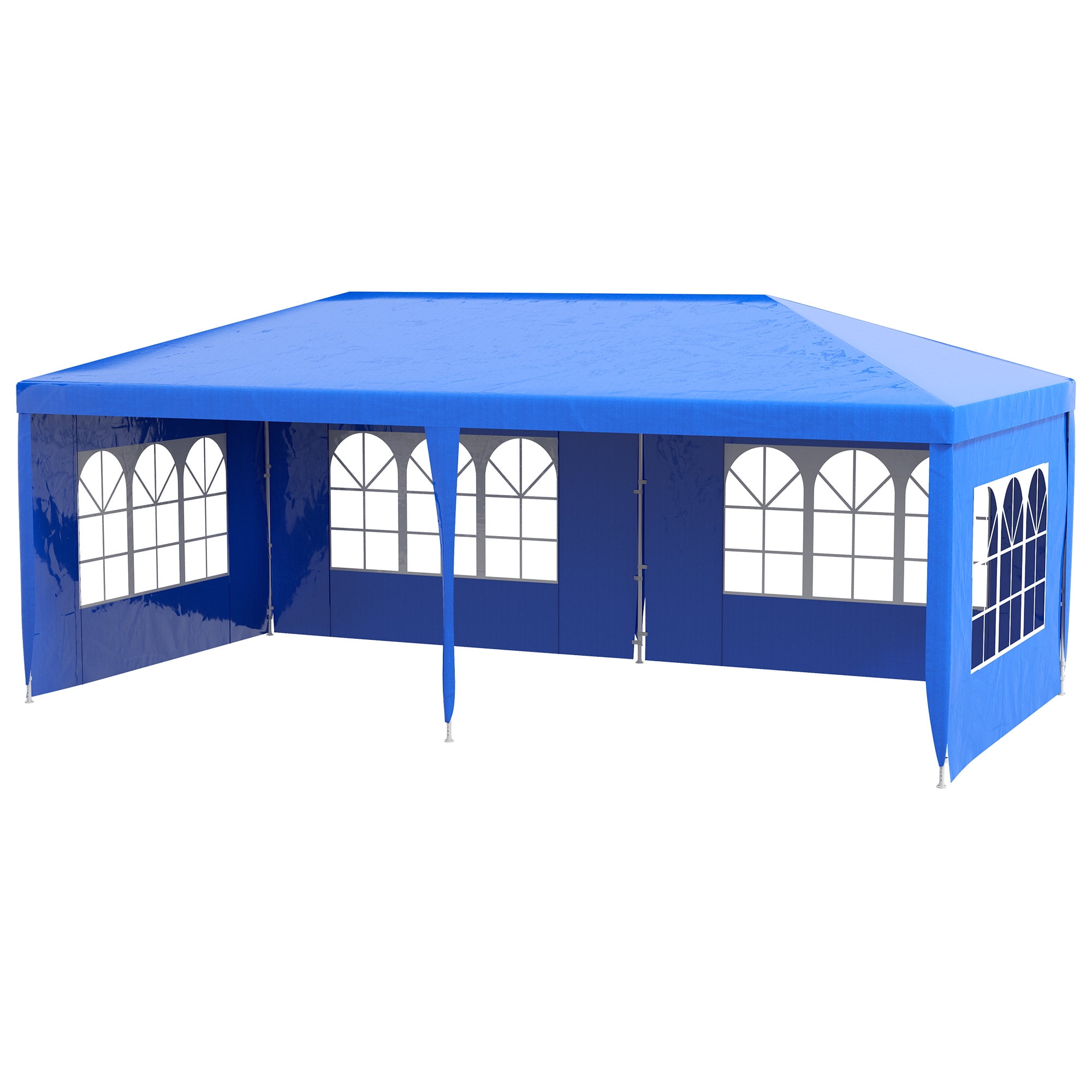 9.6' x 19' Large Party Tent, Outdoor Event Shelter, Gazebo Canopy with ...