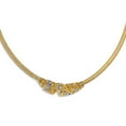 thumbnail image 1 of 9.64mm 14k and White Rhodium Mesh Sparkle-Cut Necklace 17.5 Inch Pendant Necklace for Women, 1 of 2