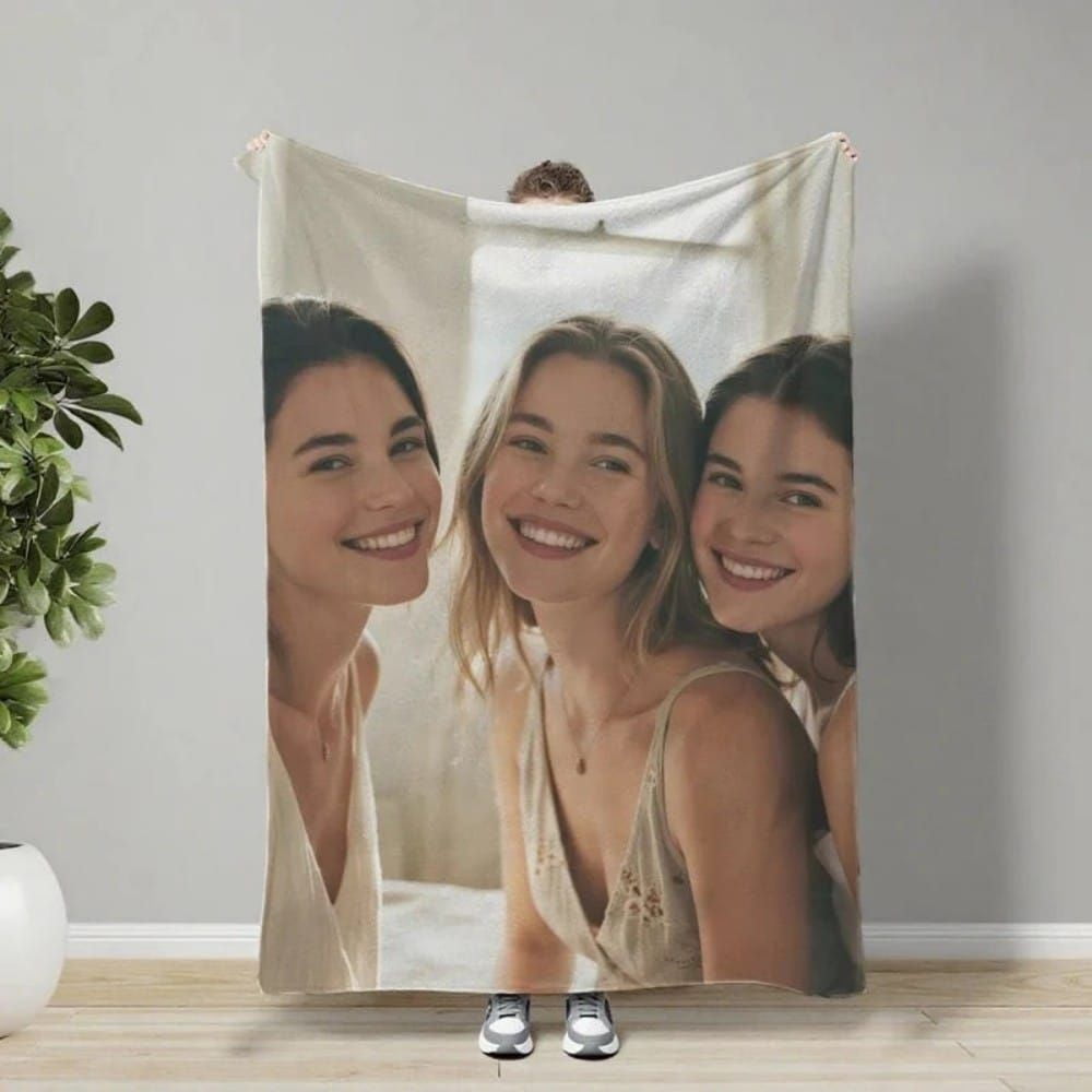 Custom Halloween Blanket Soft Microfiber for Sofa Bed Porch Travel Gift