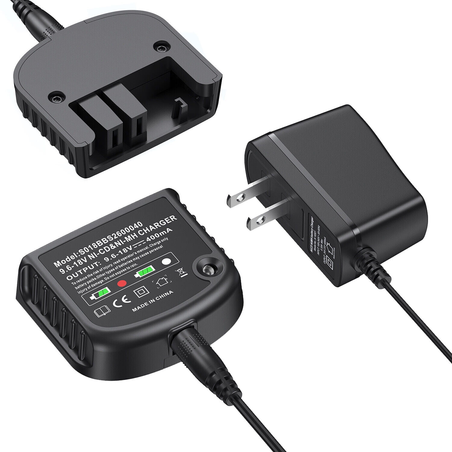 9.6V18V Battery Charger for Black & Decker HPB18 HPB18OPE FSB18 HPB14