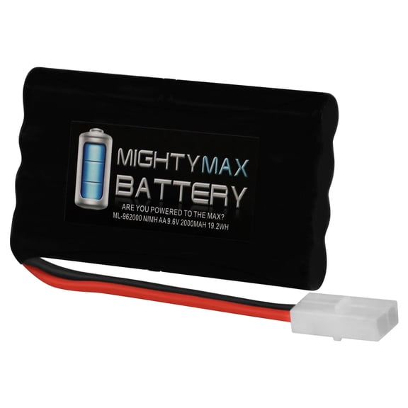 9.6V 2000mAh NiMH Replacement Battery Compatible with Tyco RC Cars