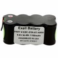 thumbnail image 1 of 9.6V 700mAh Custom NiMH Battery Pack with Tabs for Exit Lighting, Hobby Packs, 1 of 3