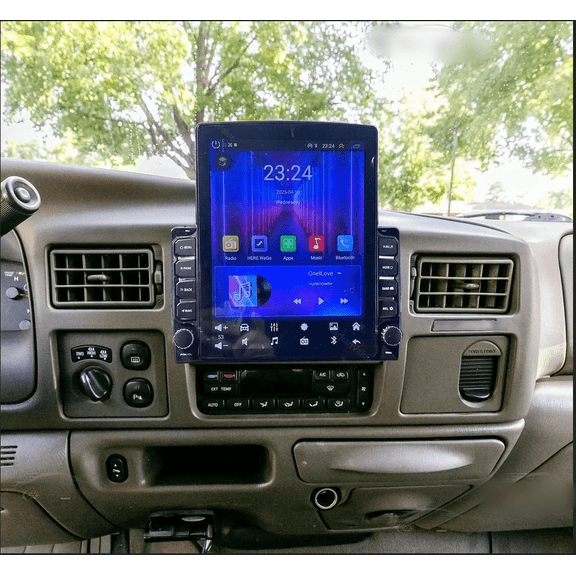 9.7" Android 15 Car Stereo Fit For Ford Excursion 2000–2003 - 4GB+64GB GPS Nav Head Unit, with Wireless CarPlay & Android Auto, WiFi Bluetooth RDS DSP, Steering Wheel Control