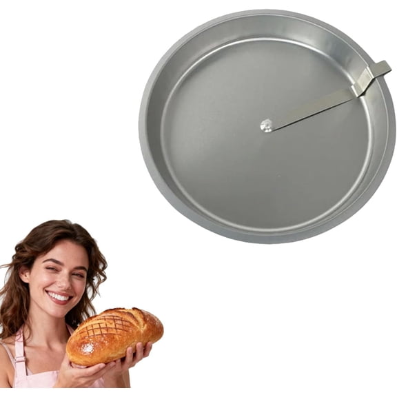 9.7" Easy Release Cake Pan For Baking, Cake Pan With Lever, CakePan With Swivel Blade, Quick Release Easy Out CakePan, Round Cake Baking Pans Tins, Non-Stick, Effortlessly Bake(wwx)