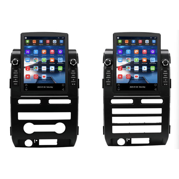 9.7 Inch Car Stereo Radio Android 14 GPS Navi Head Unit 2+64G for Ford F150 2009-2012 SWC Quad Core 5G WiFi Bluetooth Car Player Support Carplay Android Auto Mirror Link FM/RDS DSP