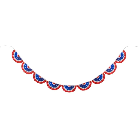 Bed Bath & Beyond 9.75' Polyester Americana USA Flag Bunting Hanging Wall Banner