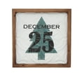 thumbnail image 1 of 9.75" Framed December 25 Christmas Wall Sign, 1 of 1