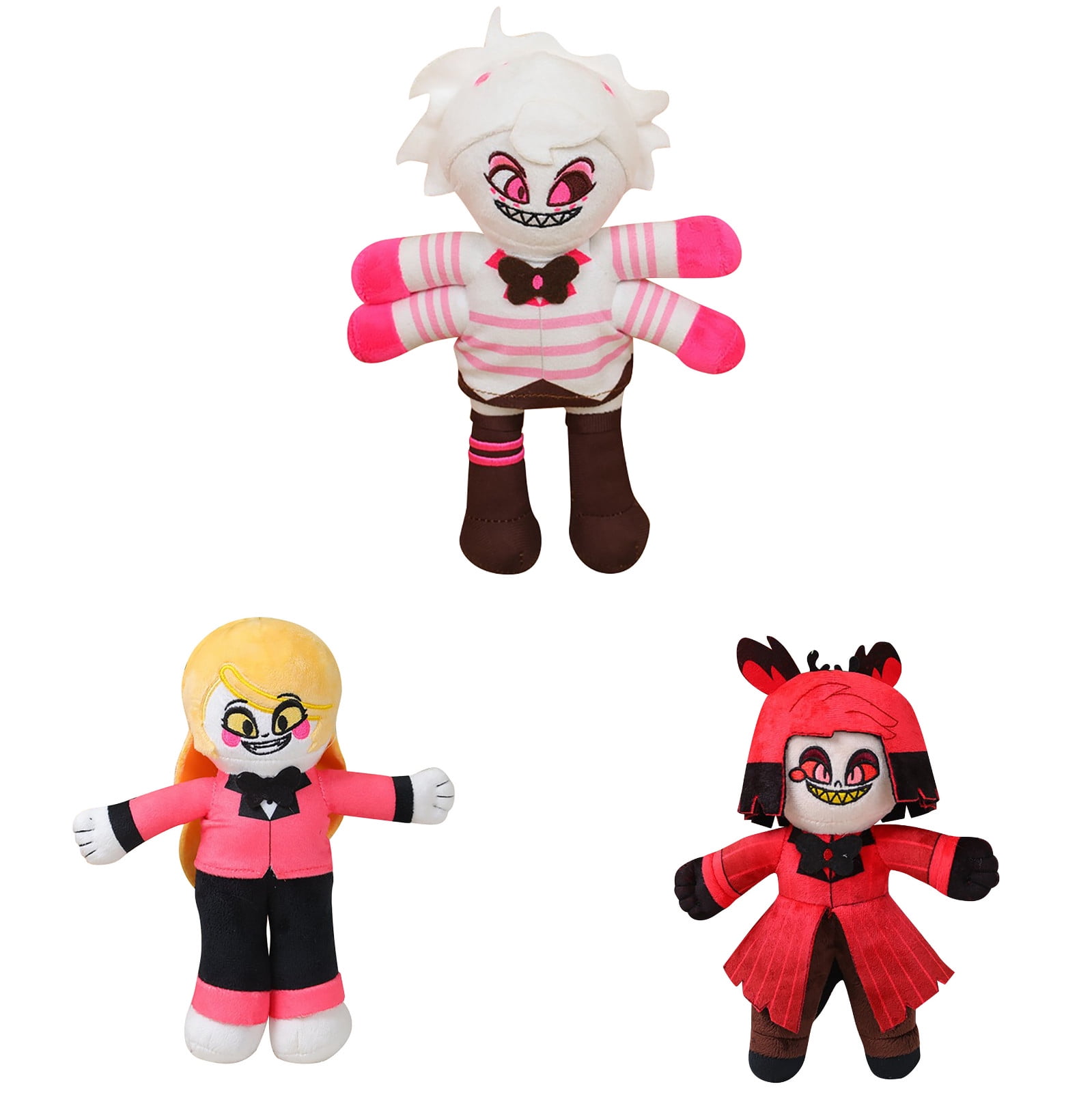 9.75" HazbinHotel Angel Dust Plush Toys Charlie Morningstar Stuffed