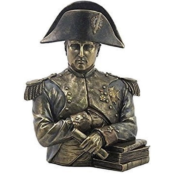 9.75 Inch Napoleon Bonaparte Cold Cast Bronze Bust Figurine