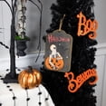 thumbnail image 1 of Northlight Skeleton and Jack-O-Lantern Halloween Wall Sign - 9.75", 1 of 5