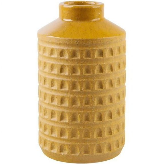 9.75 in. Marigold Global Vase