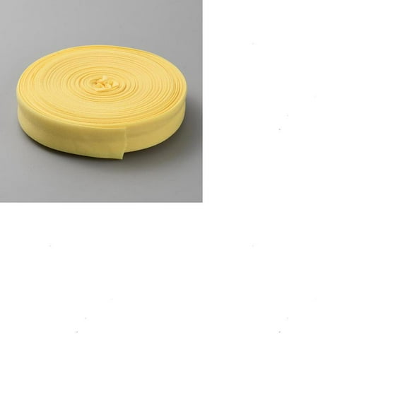 9.8~10m Polycotton Ribbon for Garment Accessories Light Yellow 3/4 inch(18mm) about 10.94 Yards(9.8~10m)/Set