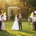 thumbnail image 1 of 9.8*9.8inch Arch Stand Gold Square Wedding Arch Metal Stand Backdrop Flower Balloon Decorative Frame, 1 of 16