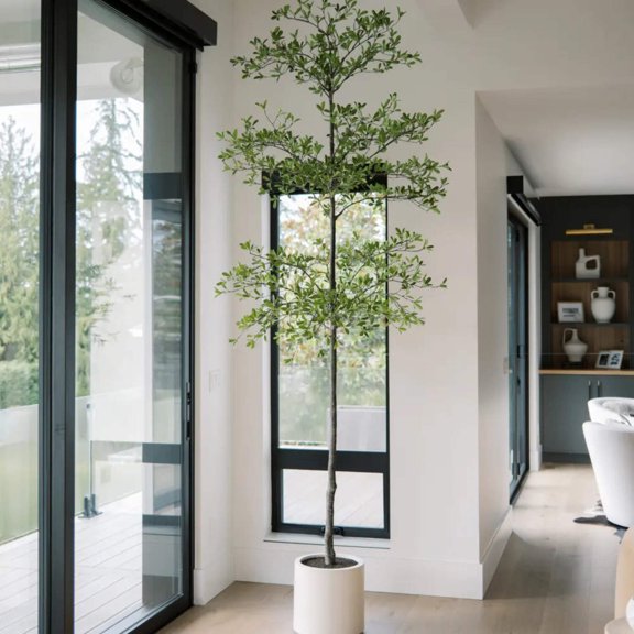 9.8' Faux Shady Lady Tree in Pot