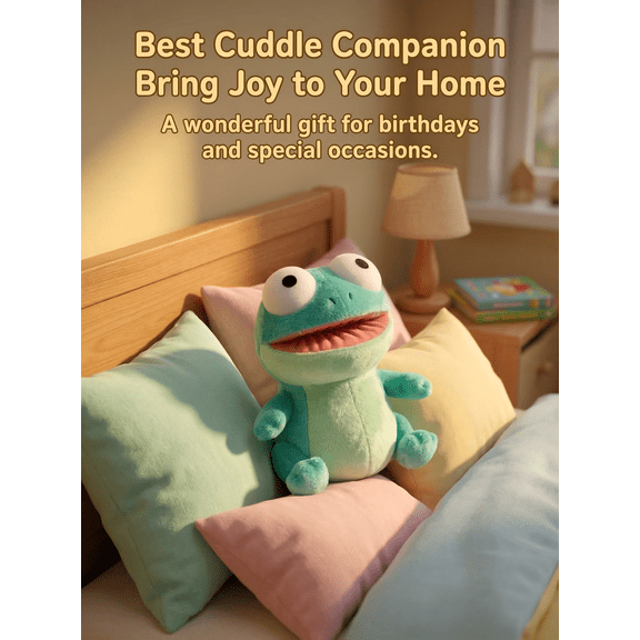 9.8" Hoppers lizard Plush Toys, Soft Hoppers Anime Stuffed Animal Pillow Collectibles Dolls, Birthday Party Preferred Gifts for Holidays for Movie Fans