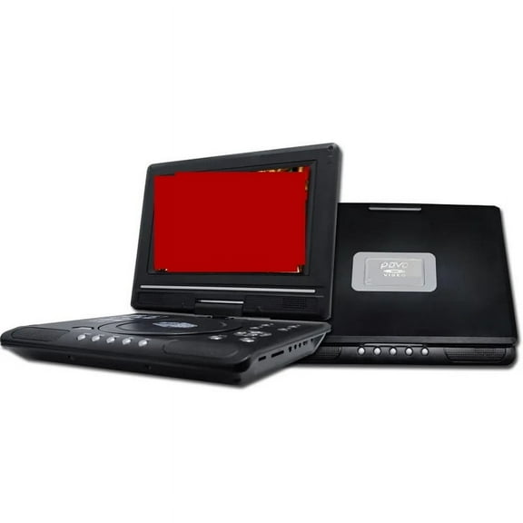 9.8 Inch Portable DVD Player Home Car VCD CD TV Player USB 270 Swivel Screen Remote Controller ,Immersive Audiovisual Experience