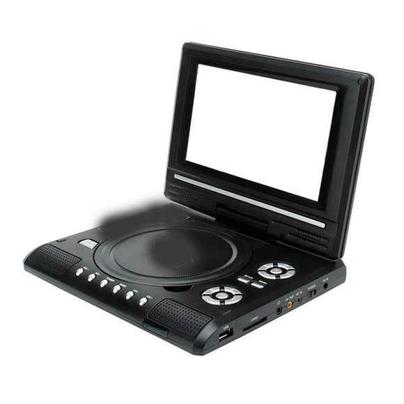 9.8 Inch Portable Home Car DVD Player VCD CD Game TV Player USB Radio Adapter Support FM Radio Receiving ,Compatible Most of Devices