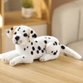 thumbnail image 1 of 9.8-Inch Realistic Plush Dog Toy with Red Ribbon - Soft Stuffed Animal Puppy, Goodnight Sleep Companion & Educational Gift for Kids, Birthday, Holiday (Assorted Colors) Multicolor, 1 of 6