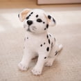 thumbnail image 1 of 9.8-Inch Realistic Plush Dog Toy with Red Ribbon - Soft Stuffed Animal Puppy, Goodnight Sleep Companion & Educational Gift for Kids, Birthday, Holiday (Assorted Colors) Multicolor, 1 of 6