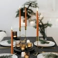 thumbnail image 1 of 9.8 Inch Spiral Taper Candles Set for Holiday Decor, 4 Pack Unscented Twisted Candlesticks, Thin Tapered Candles for Wedding Dinner Party, 1 of 7