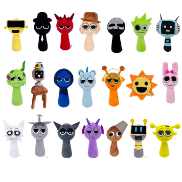 9.8 Inch Sprunki Plush Toys: Collectible Game-Themed Stuffed Animals That Offer Hours of Fun and Imagination, Ideal for Boys and Girls