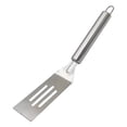 thumbnail image 1 of 9.8-Inch Stainless Steel Metal Spatula Slotted Turner,Non-Stick Safe,Ergonomic Handle,Kitchen Cooking Spatula for Baking,Cookies,Cakes,Pancakes,Oven,Grill,Dishwasher Safe,Cooking Utensil, 1 of 1