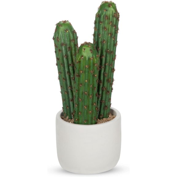 9.8" Small Cactus Potted Cactus 'Saguaro ' Faux Cacti Artificial Cactus for Garden Office Decor Housewarming Gifts Cacti