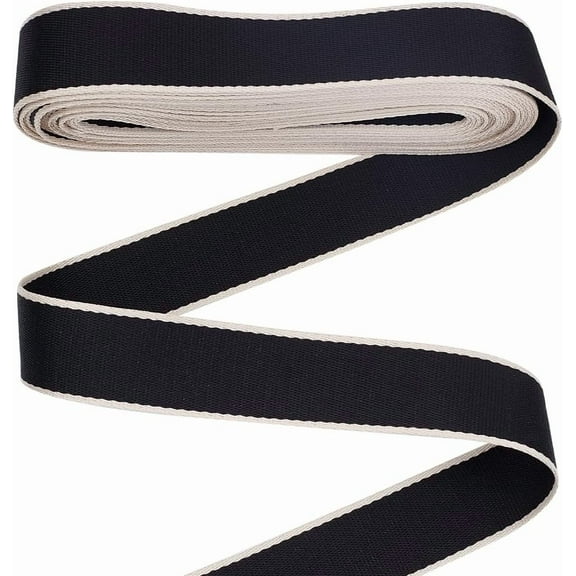 9.8 Yards Webbing Straps Nylon Webbing 1-1/2 Inch Wide Striped Ribbons Heavy Sewing Webbing Flat Straps Webbing for DIY DIY Crafts Belt Backpack Handles Purse Leash Furniture Making