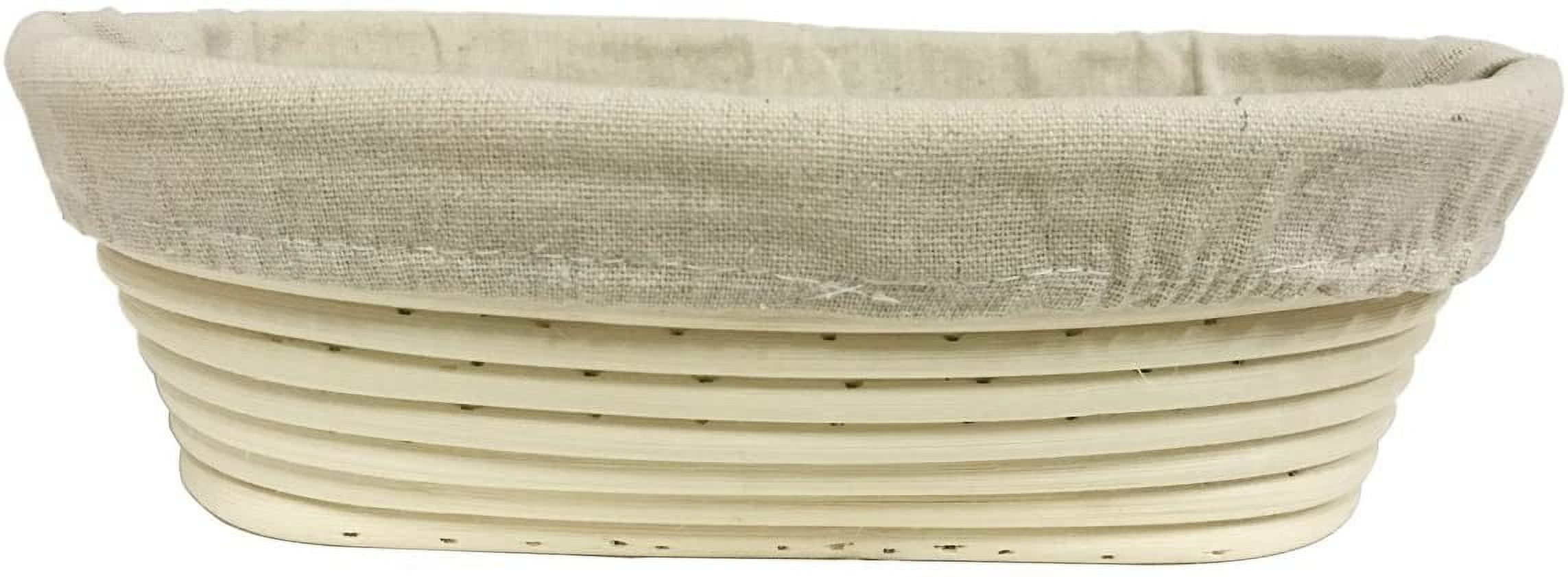 CESTO 1 RATTAN Cesto che Sorge Dough Con Panno Cover Brotform Dough