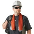 thumbnail image 1 of 9.8 x 40.9 in. Evaporative Microfiber Cooling Towel, Orange, 1 of 1