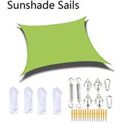 9.84×19.69ft Rectangle Sun Shade Sail Canopy Awning Shelter UV Block Outdoor Patio Garden with Hardware Kit