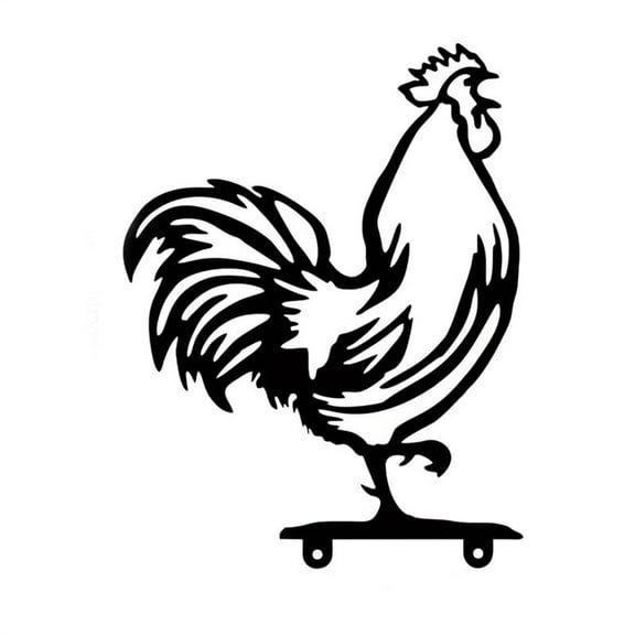 9.847.48 Inches Metal Iron Art Rooster Mailbox Topper Personalized Home Outdoor Garden Decoration Mailbox Cover, Mailbox Outdoor Room Home Decor