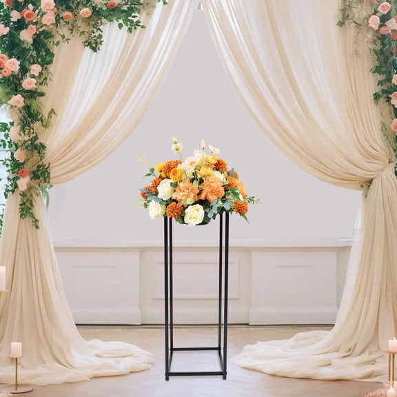 9.84*9.84*29.52 Black Good Stability DIY Design Simple Appearance Flower Stand for Wedding Decoration