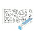 thumbnail image 1 of 9.84 Feet Animal Coloring Roll, DIY Drawing Roll for Kid, Children Painting Paper for Classroom Home Wall Supplies Favor(Without a Pen), 1 of 8