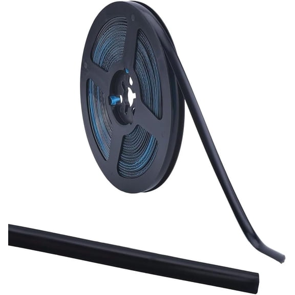 9.84 Feet x 0.31 Inch Caulk Strip Self Adhesive Peel and Stick Molding Trim Strips Black Decorative Caulking Gap Sealant Edging Tape Border for Stove Sink Toilet Bathtub Wall Edge Cabinet