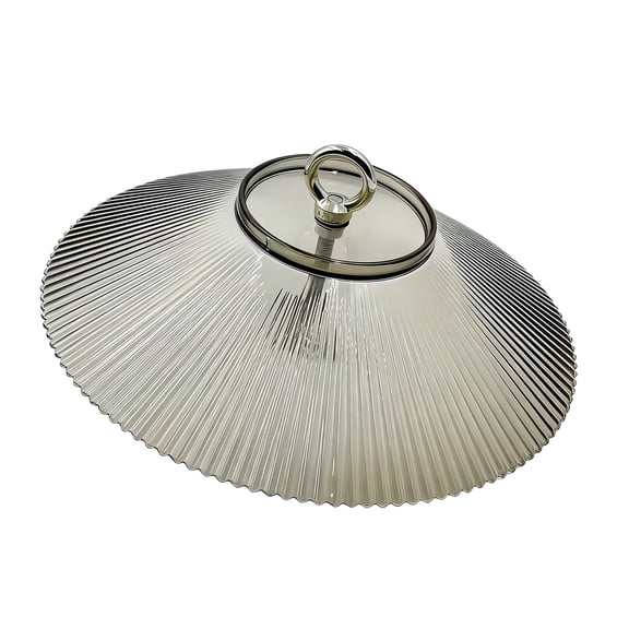 9.84-Inch Bird Feeder Shade Dome Cover, Rain Cover & Squirrel Shield, Weather Guard with Hanging Bird Feeders Gray