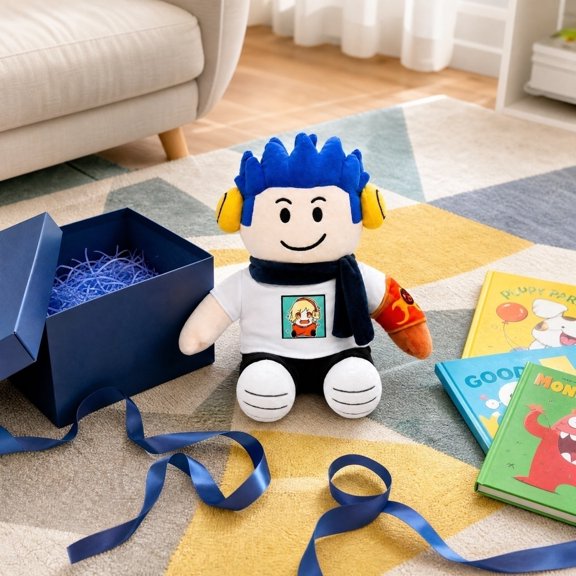 9.84 Inch Daptoper Plush Stuffed Figure for Fans Gift Collection, Home Ornament
