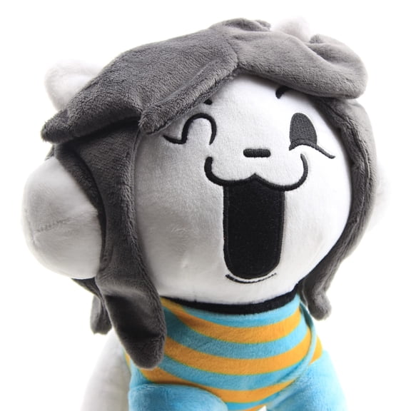 9.84-Inch Undertale Temmie Stuffed Plush Toy for Kids and Fans - Soft Game Series Plush Gifts, Multicolor