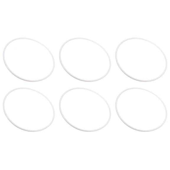 9.84" Plastic Craft Rings Dream Catcher Circle Macrame Round Rings Floral Hoops Rings for DIY Craft, 6Pack