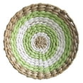 thumbnail image 1 of 9.84Inch Handmade Hanging Wall Basket Decor - Round Natural Boho Woven Basket Wall Home Decor - Decorative Seagrass Bowl and Trays - Flat and Round Wicker Wall Décor, 1 of 8