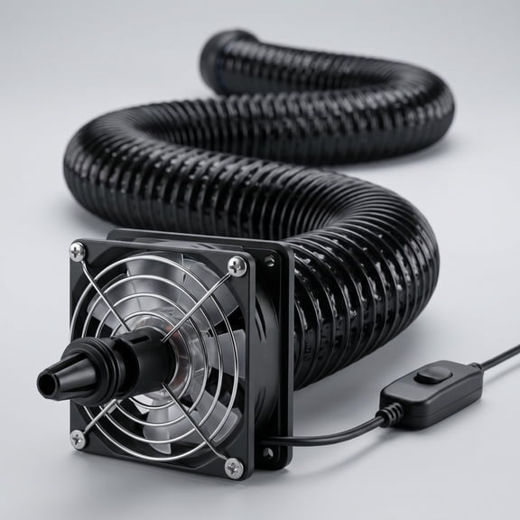 9.84ft Car Back Seat AC Vent Hose, USB Powered Airflow Fan Tube, 3 Meter Air Conditioning Pipe, Ventilation Duct for Sedan Pickup Truck Van RV Travel Commuting