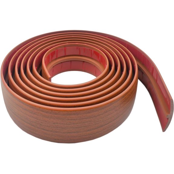 9.84ft T Molding Flexible Self Adhesive T Shape Floor Transition Strip Bendable T Rubber Trim T Transition Strip for Tile to Laminate Flooring