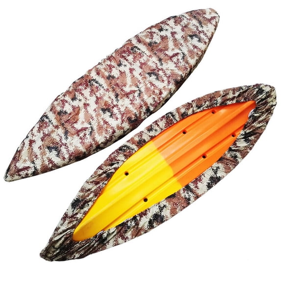 9.8FT-18FT Waterproof Kayak Canoe Cover Fishing Boat Storage Dust Cover UV Protection Sunblock Shield