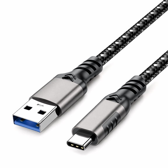 9.8FT USB 3.2 Gen 2 USB A to USB C Cable, 10Gbps High Speed Data Transfer, 60W 3A Fast Charging Cord for External Hard Drive, SSD, CarPlay, Laptop