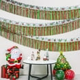 thumbnail image 1 of 9.8Ft Christmas Parade Floats Foil Fringe, Red Green Silver Bells Tinsel Streamers Garland Banner Table Skirts for Christmas Trailer Car Homecoming Party, 1 of 7