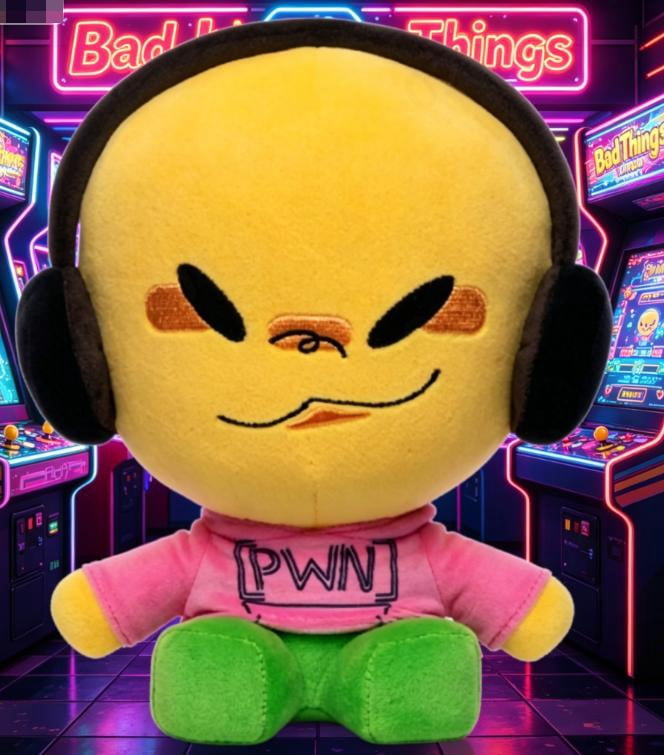9.8In Andrew Plush Toy Game Bad Things PWN Stuffed Doll